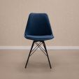 SAMPLE Kick kuipstoel Velvet - Donkerblauw