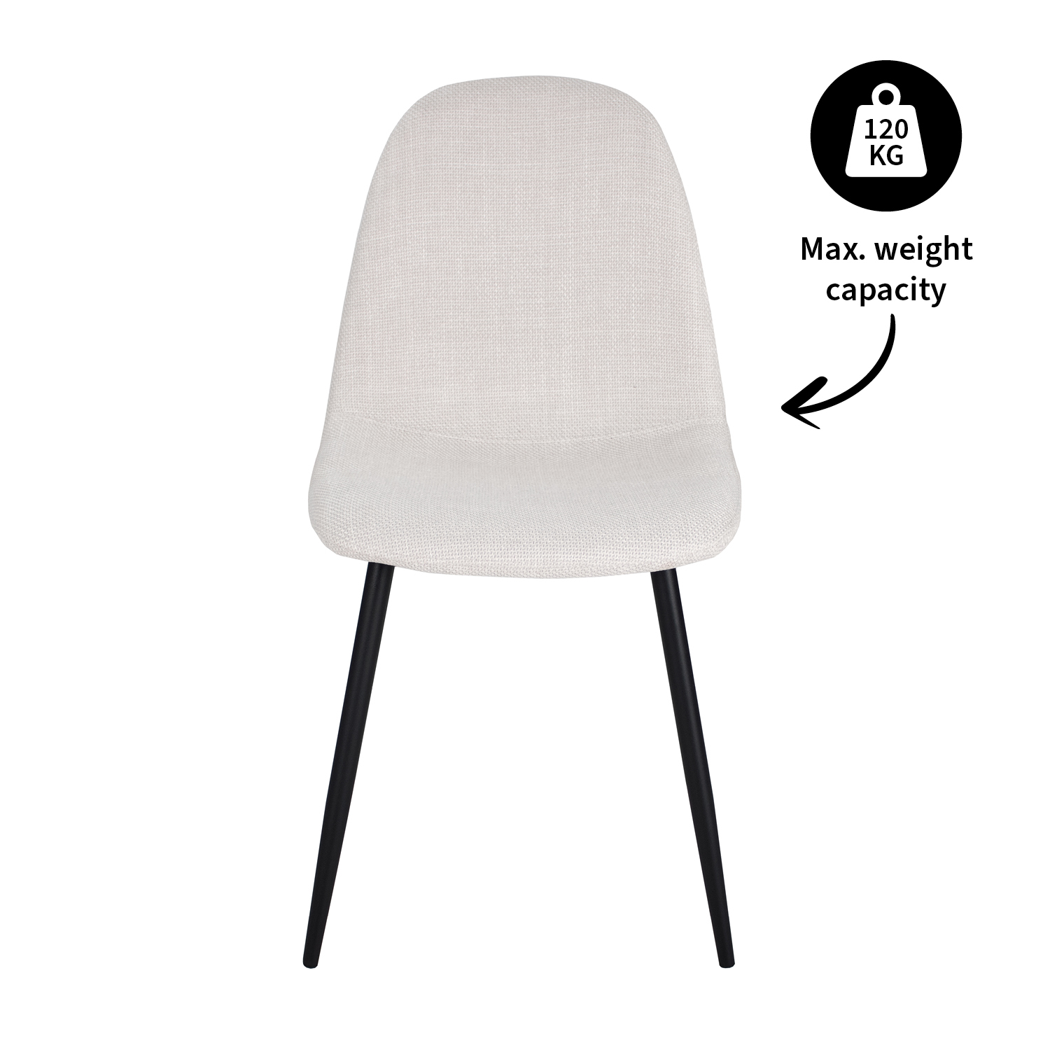 Kick Eetkamerstoel Noor - Beige