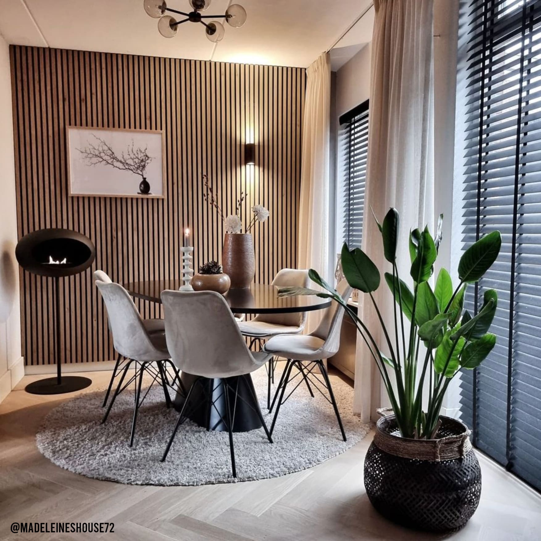 Kick bijzettafel Anna 45x45cm - Zwart