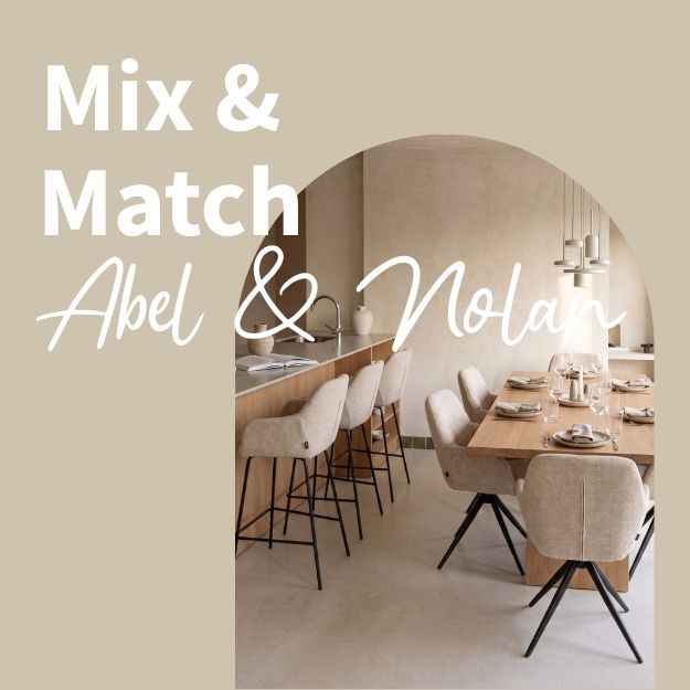 Mix & match: geef kleur aan je interieur met Abel & Nolan