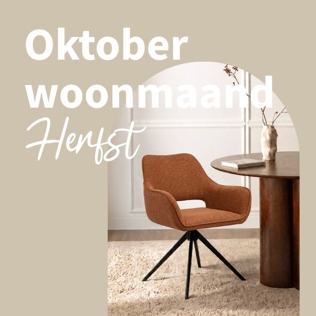 Oktober woonmaand: buiten fris, binnen cosy!