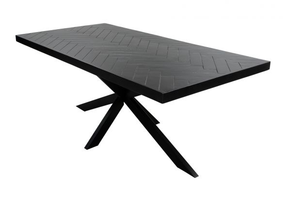 Kick eettafel Hugo - 200cm - Zwart