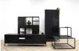 Kick TV dressoir Hugo laag-50cm - Zwart