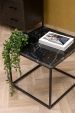Kick Bijzettafel Marble - Zwart