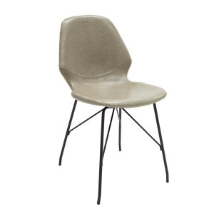 Kick eetkamerstoel Liam - Grijs/Beige