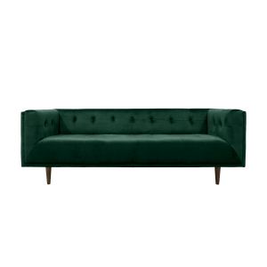 Kick Velvet Bank Bobbi - Donkergroen