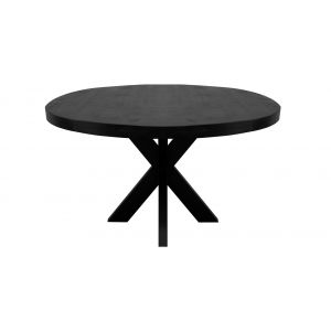 Kick Industrial Eetkamertafel Dax Rond - Zwart 140 cm