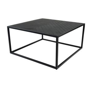 Kick salontafel Hugo 80x80cm - Zwart