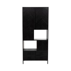 Kick Wandkast Hugo Zwart - 90 cm
