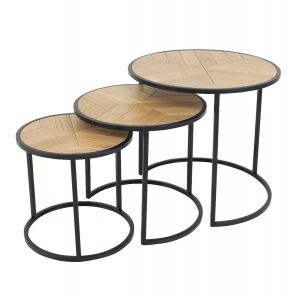 Kick Salontafelset van 3 - Oak
