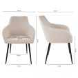 Kick Eetkamerstoel Maud - Beige