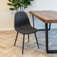 SET van 2 Kick eetkamerstoel Noor - Zwart