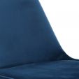 Kick kuipstoel Velvet - Donker Blauw