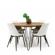 Kick industrieel eettafel rond