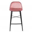 Kick barkruk JEFF - Velvet Roze