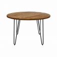 Kick industrieel eettafel rond