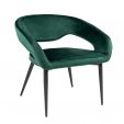 Kick fauteuil Lenn - Velvet Donkergroen