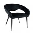 Kick fauteuil Lenn - Velvet Zwart