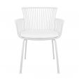 Set van 6 Kick tuinstoel Otis - Wit