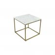 Kick Bijzettafel Marble - Wit