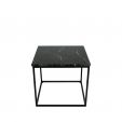Kick Bijzettafel Marble - Zwart