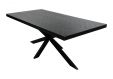 Kick eettafel Hugo - 200cm - Zwart