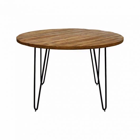 Kick industrieel eettafel rond