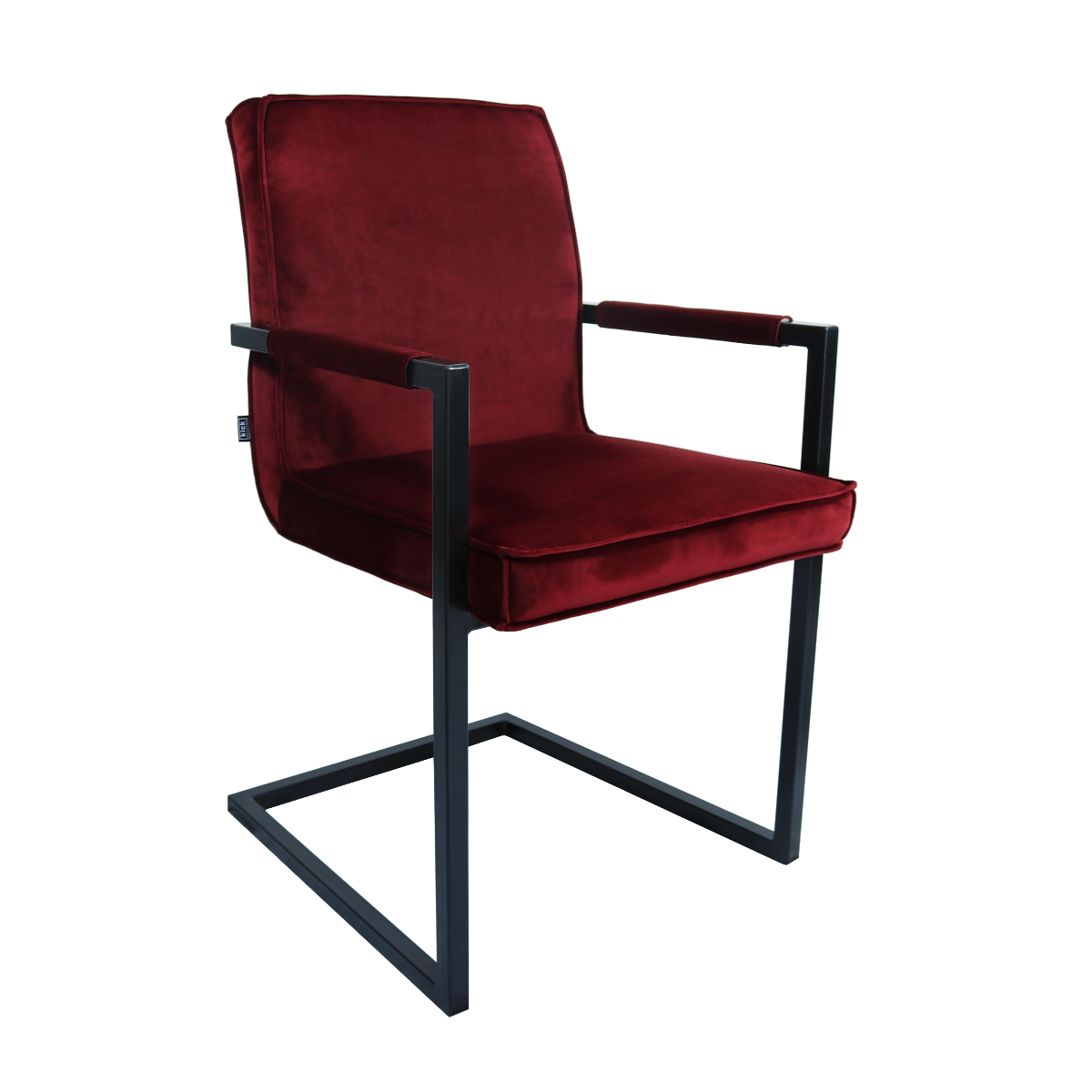 Staren Egomania relais Kick eetkamerstoel JIM - Velvet Rood | Kick Collection