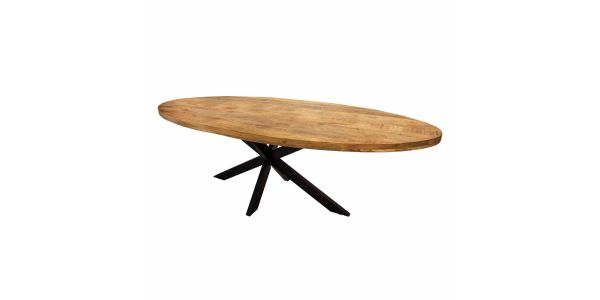 Kick Industrial eetkamertafel Dax ovaal - 240 cm