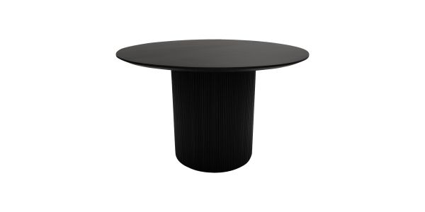 Kick eetkamertafel Vince rond - Zwart