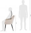 Kick Eetkamerstoel Maud - Beige